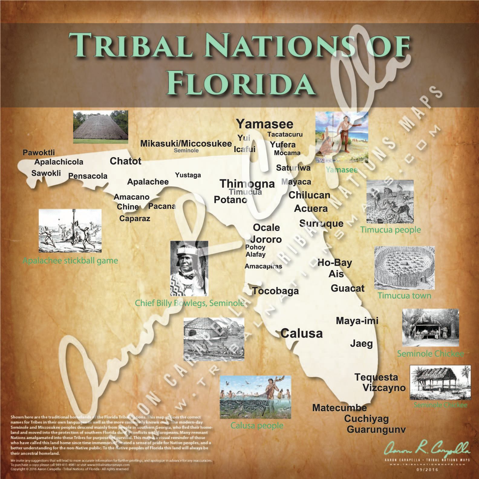 Tribal Nations of Florida Map Puzzle