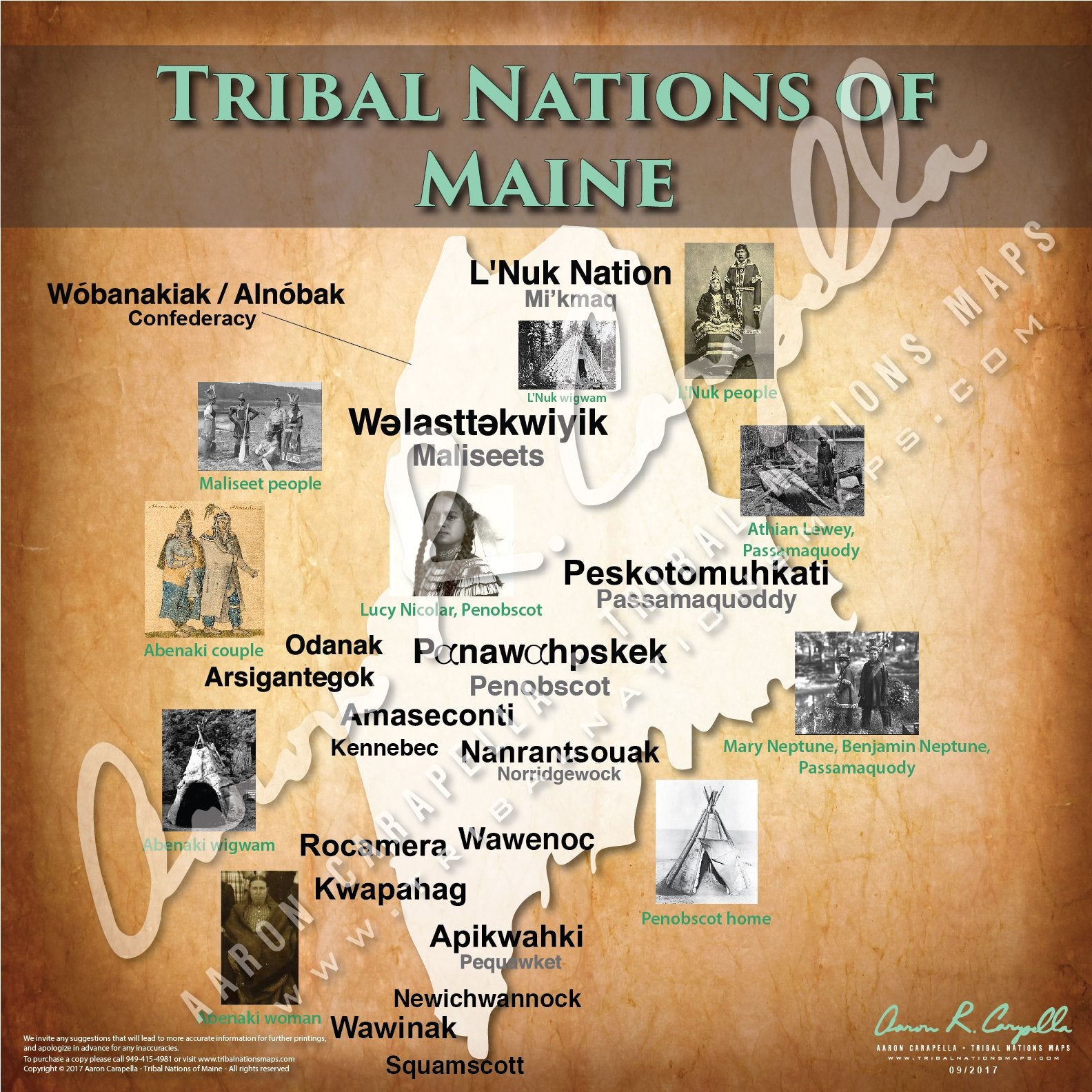 Tribal Nations of Maine Map Puzzle