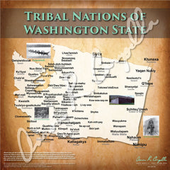 Indigenous Peoples of Washington State Map
