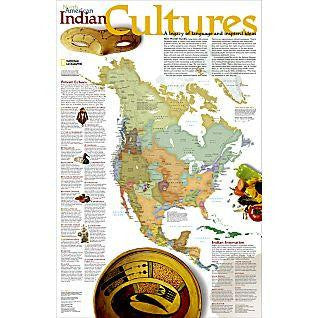 North American Indian Cultures Map