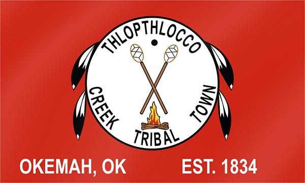 Thlopthlocco Tribal Town Flag | Native American Flags for Sale Online