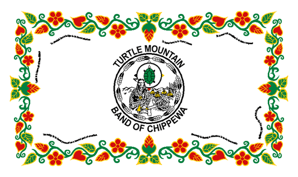 Turtle Mountain Band of Chippewa Flag | Native American Flags for Sale Online