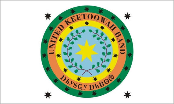 United Keetoowah Band Flag | Native American Flags for Sale Online