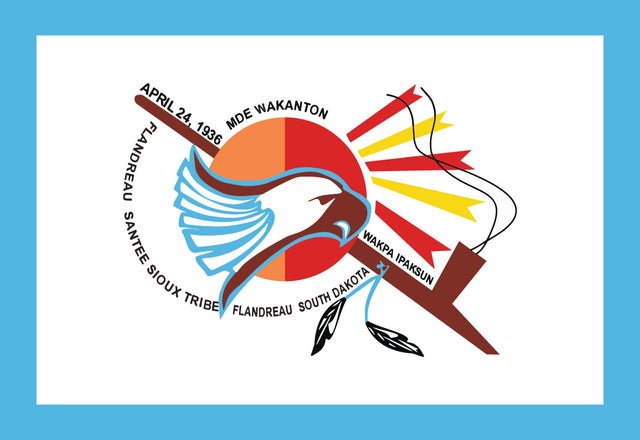 Flandreau Santee Sioux Tribal Flag | Native American Flags for Sale Online