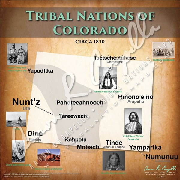 Tribal Nations of Colorado Map Puzzle