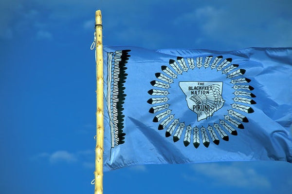 Blackfeet Nation Tribe Flag | Native American Flags for Sale Online
