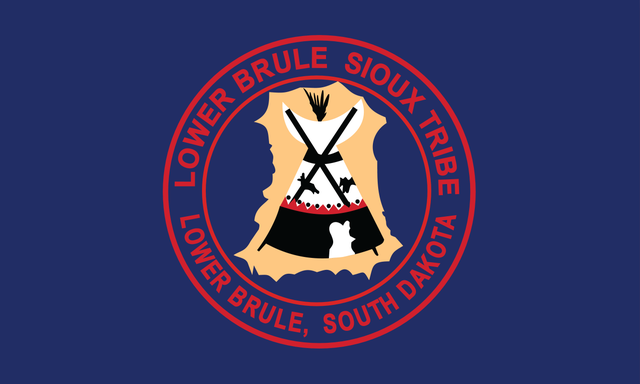 Lower Brule Sioux Tribe Flag | Native American Flags for Sale Online