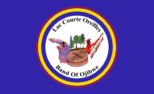 Lac Courte Oreilles Chippewa Flag | Native American Flags for Sale Online