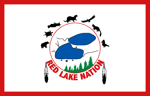 Red Lake Ojibwe Nation Flag | Native American Flags for Sale Online