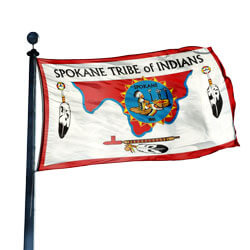 Spokane Tribal Flag | Native American Flags for Sale Online