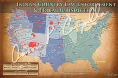 Indian Country Law Enforcement & Tribal Jurisdiction Map